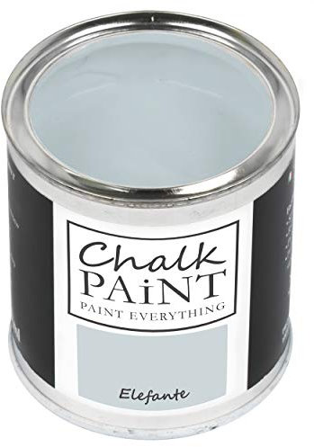 Chalk Paint Everything® Elefante Kreidefarbe Wasserbasis für Alle Oberflächen einfach zu verarbeiten ohne schlechten Geruch - Chalk Paint Extra Matt (250 ml)
