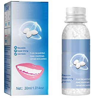 Granuli Di Riparazione Del Dente, Colla Di Plastica Dentiere Trucco Modificato Temporanea Riempimento Denti Perline Termiche Per Il Riempimento Fissare Il Dente Mancante E Rotto (2)