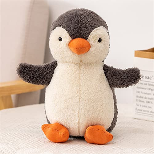 Sarah Duke Kuscheltier Pinguin, Stofftier Pinguin Plüschtier Wurfkissen, Weich Gemütliches Plüsch Spielzeug Geschenk für Kinder (30 cm)