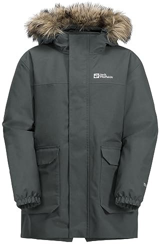Jack Wolfskin Jungen Cosy Bear 3in1 Parka B Jacket, slate green, 164 EU