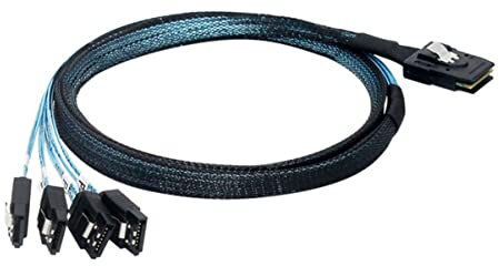 jojofuny 0.5m Cavo Mini Per Hard Disk Ssd Trasmissione Dati Affidabile Design Flessibile e Resistente Per Server