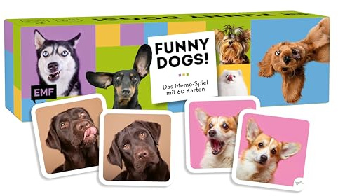 Memo-Spiel: Funny dogs! Mit 60 lustigen Hunde-Motiven von süß bis frech für Hundefans von 6-99 Jahren