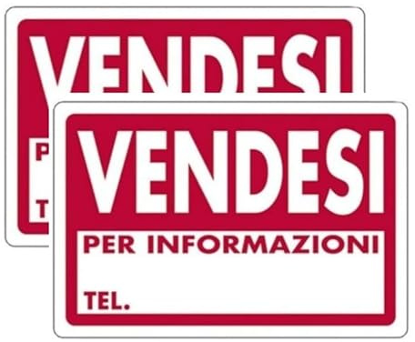 2 CARTELLI SEGNALETICI IN PLASTICA 20X30 VENDESI IMBUSTATO SINGOLARMENTE