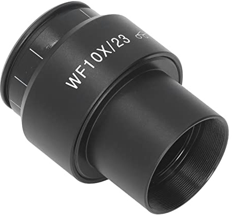 Fafeicy Oculares de Lente de Microscopio WF10X Ocular Gran Angular, Ocular Súper Ancho 10X Accesorios Ajustables de 30 Mm para Microscopios Biológicos, con Tratamiento de Recubrimiento y Visión Amplia