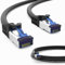hb-digital 25m CAT 6a Outdoor LAN Kabel Netzwerkkabel Patchkabel IP66 - GHMT Zertifiziert - RJ45 Ethernet S/FTP PiMF 10 Gbit/s AWG 27/7 für Außen- & Innenbereich wasserdicht - Schwarz