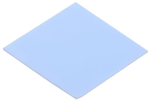 sourcing map Thermal Pad 3.6W/m.K Insulated Heat Resistant High Temperature Resistant Silicone Cooling Pads 20x20x0.5mm for Laptop Computer Radiator, Blue