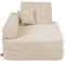 Angelove Kindersessel - Kindercouch für Kinderzimmer, Faltbare Kindersessel ab 1 Jahr und Spielmatratze, Bequemer und Multifunktionaler Kinder Sessel, Cord, Beige