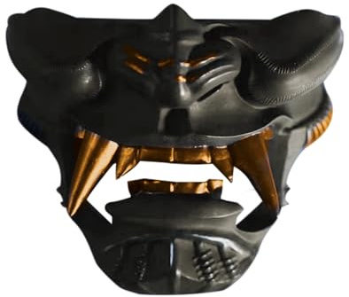 Katana Stativ - Väggram för japansk samurajsvärd med demonmask