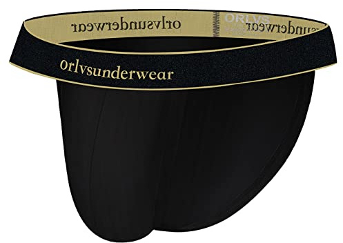 Generiskt anpassad till underkläder serien varumärke snäva sexiga män underkläder exotisk bomull suspensorium underkläder män retro shorts (svart, XXL)