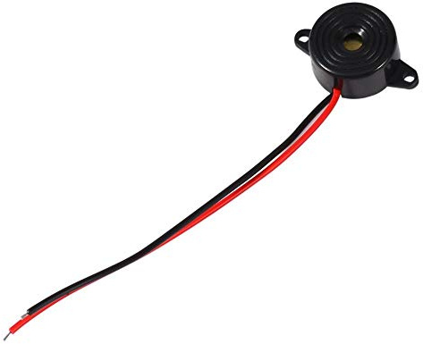 Dpofirs Integrationsstruktur Elektronischer Schaleber Summer 3-24 V Piezo Elektronischer Summer Summer Alarm Dauerschall Kabellänge 100 mm Durchmesser 23 mm Höhe 12 mm Summer