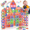 Lovchil Magnetische Bausteine, Magnetspielzeug Magneten Kinder 3 Jahren, Magnetbausteine Magnet Montessori Spielzeug für Geschenk ab 3 4 5 6 7 8 Jahre Junge Mädchen - Blöcke Kinderspielzeug 40 Teile
