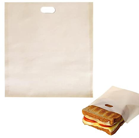 Queso asado antiadherente resistente al calor - Bolsas para tostadora reutilizables | Bolsas tostadoras, bolsas tostadoras para sándwiches, pollo, panini