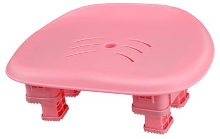 Sharplace Taburete con Asiento Elevador para Bañera de SPA, Taburete de Baño para SPA, Taburete de Secado Rápido para Interiores O Exteriores, para SPA, Centro, Rosa