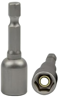 Screwdriver Nut Driver Bit,8mm Socket 65 Length,Metric Hex Wrench Socket Bit,1/4 inch Hex Shank,Quick Change Impact Nuts Driver Adapter Drill Bits