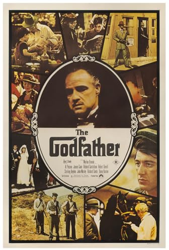 Lost Island Trading Company The Godfather 1972 - Al Pacino - France - Classic Movie Poster-11 x 17 Inches
