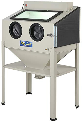 Pro-Lift-Werkzeuge Sandstrahlgerät 220 l Sandstrahlkabine Sandstrahler 220 Liter Zubehör sand blaster Industrie Beleuchtung