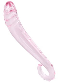 EIS, Dildo, 'Strukturierter Glasdildo', Borosilikatglas