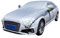 Autoabdeckung gegen Hagel,210D Autoabdeckung Wasserdicht Outdoor Indoor Universal Für Schrägheck-Limousine, Auto, SUV, Auto Halbgarage Abdeckung Wasserdicht Sonnenschutz (SUV)