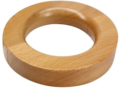 de drapeado de madera, Ganchos de drapeado de madera | Hebilla de drapeado magnético,Clips decorativos redondos de madera natural, Accesorios de muebles para cortinas de ventana