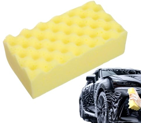 Esponja de lavado de coche, almohadilla de absorción de agua, hoja de cambio de espuma gruesa, herramienta de limpieza extra, neumáticos de pulido para baño de cocina, hogar, agujeros cifrados