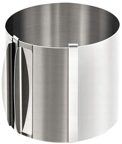 Konditorier, bakringar Rostfritt stål ringform 20 cm hög