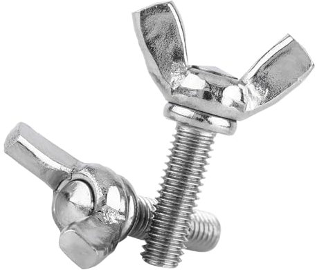 5pcs / Bag Tornillo de Ala m5 Tornillo de Máquina de Acero Inoxidable 304 Tornillo de Mariposa de 12mm 16mm 20mm 40mm Herramienta de Reparación de Sujetadores de Tornillo(M5 * 12 mm)