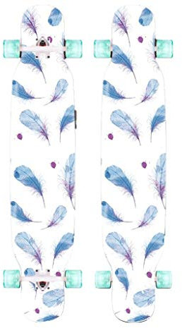 TXTC 47 Zoll 10 Ply Maple Komplette Longboards Skateboard Tanzen, Cruising, Geschwungene, Freeride Slide, Freestyle Und Downhill Freestyle Cruiser for Jugendliche Oder Erwachsene Anfänger