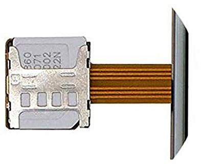 Sxhlseller Adaptateur Double Carte SIM pour Smartphone, Extension de Carte de Stockage Nano, Adaptateur D'extension SIM 2 en 1, Permet Deux Cartes SIM, Utilisation Simultanée (nton)