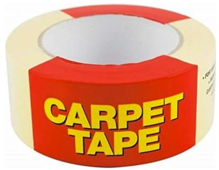 citystores® 25m Carpet Tape Extra Strong Double Sided Heavy Duty Adhesive For Rug To Carpet Gripping, Anti-slip Protection, And Carpet Edging