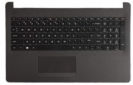 Table-King Clavier de rechange sans rétroéclairage pour HP 15-BS 15-BW 250 G6 255 G6 avec couvercle C, avec pavé tactile 929906-001