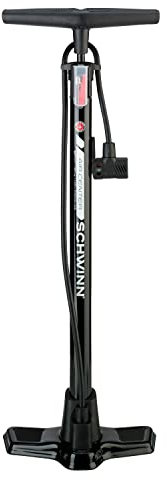 Schwinn Air Center Fahrradpumpe, schwarz, Black