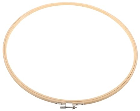 FOMIYES Bastidor De Bordado De Madera Aro De Aguja Aro De de Bordado Redondos: de Madera Ajustable con Punto de Cruz para Manualidades de Adorno ?o de 36Cm Suministros De De Bordado Aro De Bordado