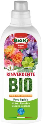 Antika Officina Botanika Solfato Ferroso, Concime a base di Ferro, Azione rinforzante e rinverdente, Consentito in agricoltura biologica, 1 kg, marrone