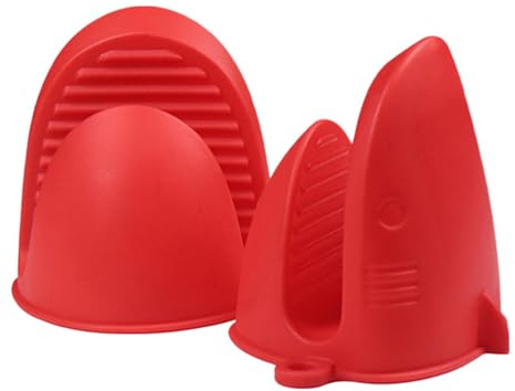 Köksugnsvantar,Ugnsvantar Söta - 2st Värmebeständig Shark Shape Silikon köksvantar | Halkskyddande BBQ Grill Vantar, Matlagning Bakning BBQ Grill Tillbehör