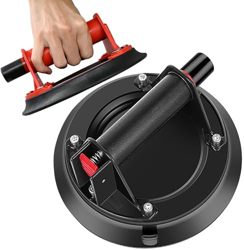 Vacuum Suction Cups 8Inch Glass Suckers Lifters 240LBS Load Capacity Heavy Duty Suction cup for Moving Large Granite/Tile/Window/Aquarium, Windshield Installation, Lifting Handing Tool