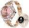 Smartwatch Donna, 1,3'' HD Orologio Smartwatch con Chiamate BLE5.2/Notifiche Messaggi/110+ Sport/Cardiofrequenzimetro/SpO2/Sonno, Orologi Fitness IP68 per Android iOS, Regalo Donna, Oro Rosa