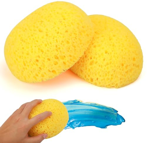 3 Pcs Esponjas Texturizadas, Esponja de Pintura, Sponge Esponjas para Pintura Artística, Esponja de Pintor Decorativa para Manualidades, acrílico, Acuarela, cerámica