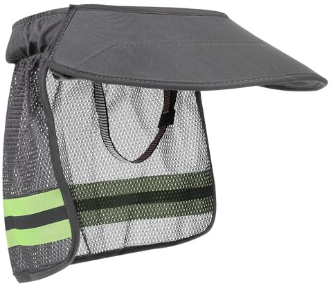 BUGUUYO Visera Solar para Casco de Seguridad con ala Completa de Poliéster Transpirable y Resistente, Parasol para Casco Adecuado para Fiesta Verano y Trabajo al Aire Libre