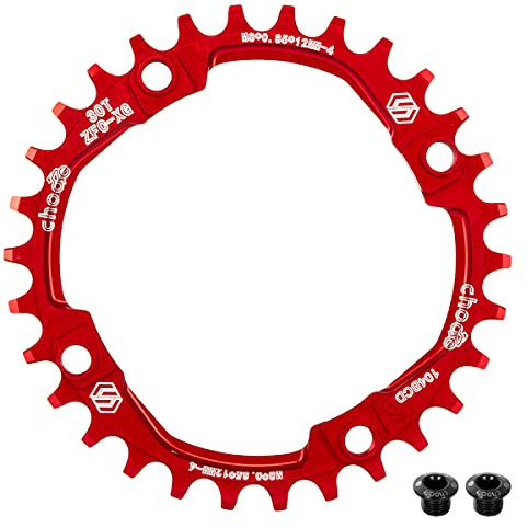 EASTERN POWER Corona 30T 104, Singola 30T Corona per Bicicletta, Corona MTB 30 Denti BCD 104 mm in Alluminio, Nero(incluye 4 Viti per Corona)