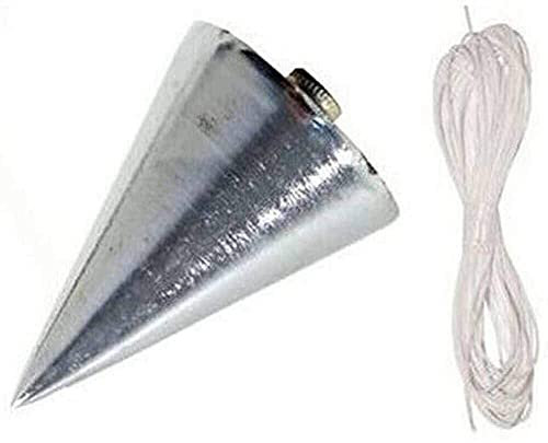 DOBO Filo a Piombo edilizia muratura piombino in Platino 200 gr Fai da Te fabbro Verifica superfici Verticali lavori edili Filo in Nylon