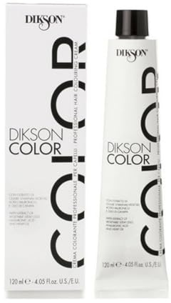Dikson Color - Crema colorante professionale ad ossidazione per capelli con proteine ed estratti vegetali, 8.0 Biondo Chiaro (120 ML)