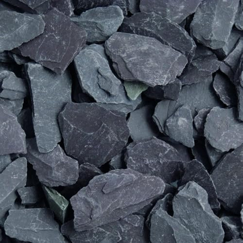 Long Rake Spar Welsh Blue Slate 40mm 20kgs Decorative Aggregate Gravel
