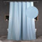 Duschvorhang Blau Textil Badezimmer Vorhang: Nebel Blau Leinen Stoff Anti Schimmel Waschbar Wasserabweisend Polyester Duschvorhang Badewanne - Elegante Dekorative Shower Curtain - 183x183 cm