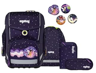 ergobag cubo Set ergonomischer Schulranzen Klassisch 5-teilig 1. Klasse Grundschule