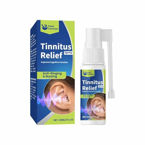 Spray anti-acouphènes – Spray d'oreille à action rapide pour les bourdonnements d'oreille, traitement naturel des acouphènes, soulagement des acouphènes pour les bourdonnements d'oreille, pour la