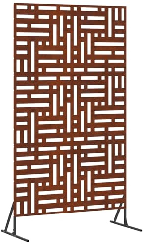 vidaXL Schermo per Privacy Grigio 100 x 50 x 180 cm, Schermo per Giardino Moderno, divisorio Rettangolare, Pannello estetico per Privacy all'aperto