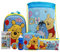 simpahome Winnie the Pooh 7PC Back to School Bundle - inc 3D Backpack, Drawstring Sports Bag, 3D Insulated Lunch Bag, Water Bottle, Coin Pouch, Pencil Case & Stationery Set.