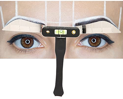 Augenbrauen-Balance-Lineal-Schablonen, Augenbrauen-Tattoo-Formungsschablone, Augenbrauen-Tattoo-Schieber, Drei-Punkte-Positionierungslineal für Augenbrauenform(ⅳ)