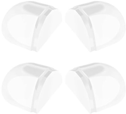 4 Pcs Floor Door Stopper Self Adhesive Doorstop Rubber Doorstops for Protect Door & Wall from Damage