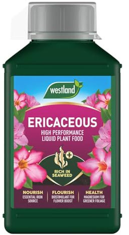 Westland Ericaceous High Performance Liquid Plant Food 1L – Ideal Fertilizer for Acid-Loving Plants, Promotes Healthy Growth, Vibrant Blooms, & Strong Roots, Perfect for Azaleas, Rhododendrons